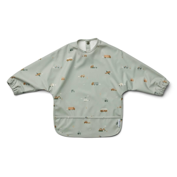 Liewood - Merle cape bib Vehicles/dove blue mix
