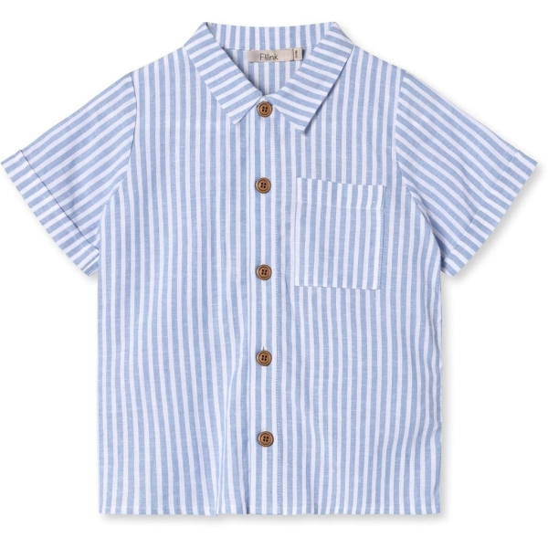 Fliink Vira ss Skjorte, Dream Blue