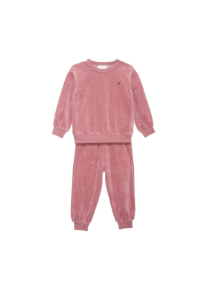 Fixoni Velour Set, Rosa