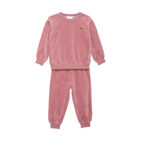 Fixoni Velour Set, Rosa