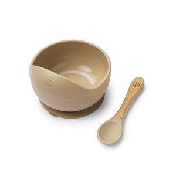 Elodie, Silicone Bowl Set, Pure Khaik