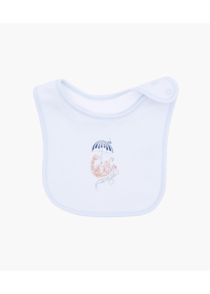 Livly Giraffe Bib, Blue