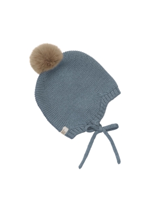 HUTTELIHUT Bonnet Wool Knit w. Pompom