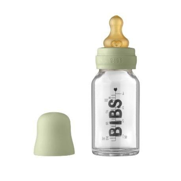 Bibs Sutteflaske Complete Set Sage 110 ml