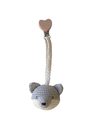 Patti Oslo Fox Pram Toy, Grey