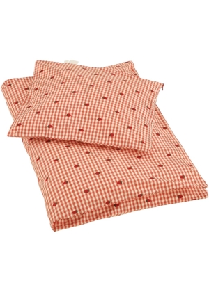 Floss Molly Duvet+Pillow Baby 70X100,  Rød