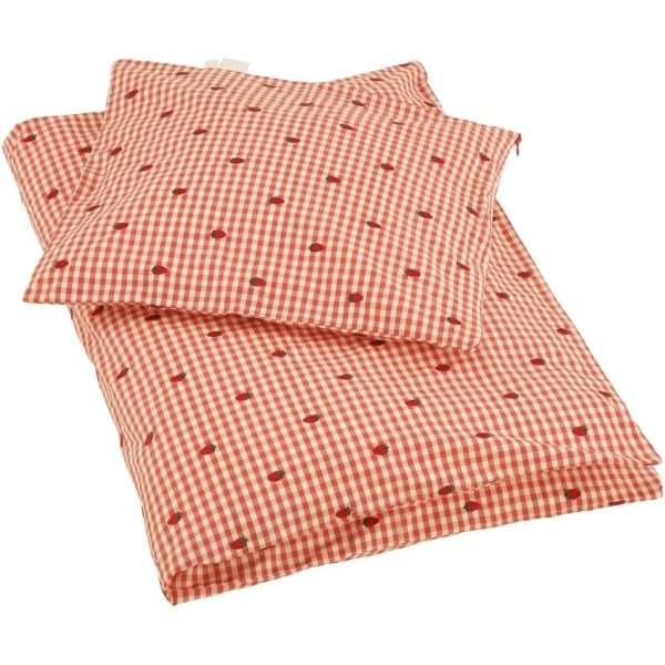 Floss Molly Duvet+Pillow Baby 70X100,  Rød