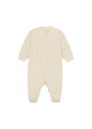 Fixoni Nightsuit w.zipper a. foot, Krem/Beige