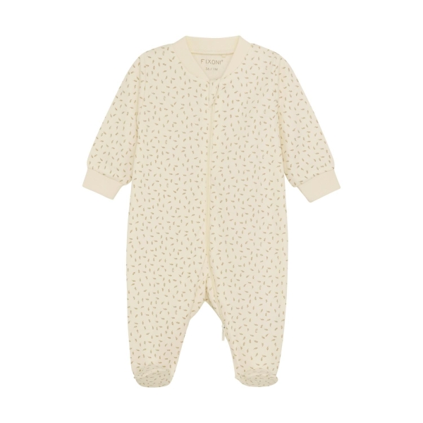 Fixoni Nightsuit w.zipper a. foot, Krem/Beige