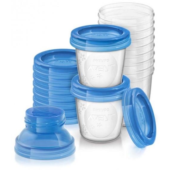 Avent Via Beger 10pk + adapter