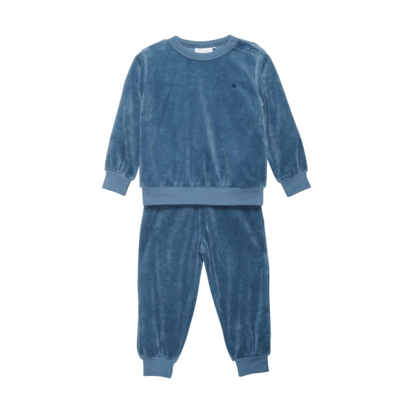 Fixoni Velour Set, Navy