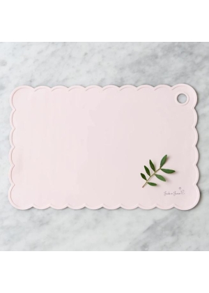 JACK O JUNO Poppy Placemat, Light Pink