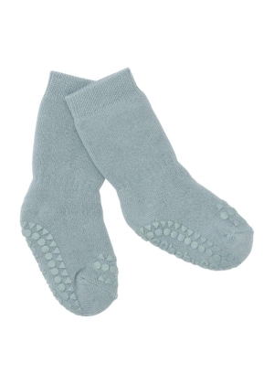GoBabyGo Non Slip Socks, Dusty Blue