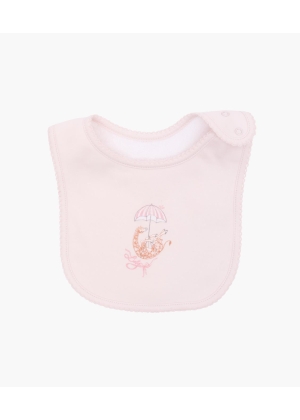 Livly Giraffe Bib, Pink