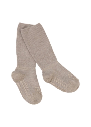 GoBabyGo Non-slip socks Bamboo, Sand