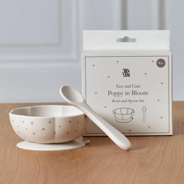 JACK O JUNO Little Poppy in Bloom Dining Set