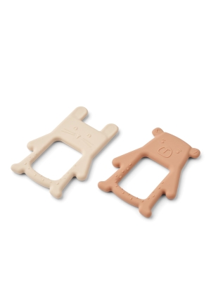 Liewood Jonathan Classic Teether, Tuscandy Rose/Apple Blossom