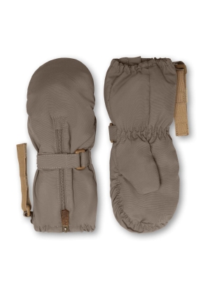 Mini A Ture MATCESAR fleece lined gloves, Morel grey