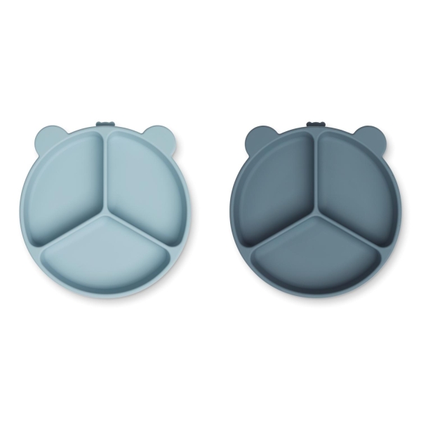 Liewood Stacy Divider Suction Plate 2-Pack