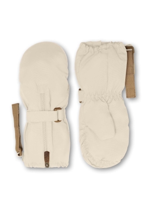 Mini A Ture MATCESAR fleece lined gloves, Angora cream