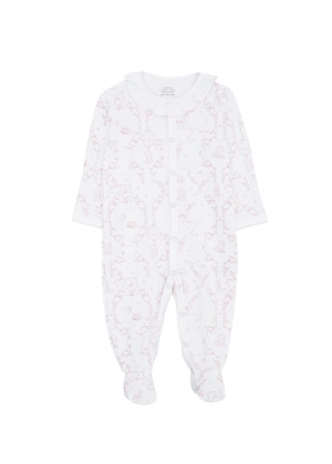 Livly Wonderland Ruffled Footie, Pink