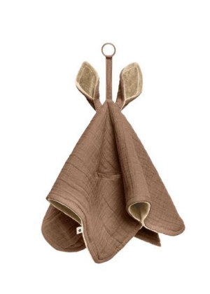 BIBS Cuddle Cloth Kangaroo - Dark Oak