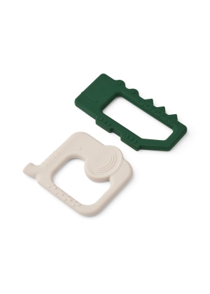 Liewood Jonathan Classic Teether, Garden Green/Sandy