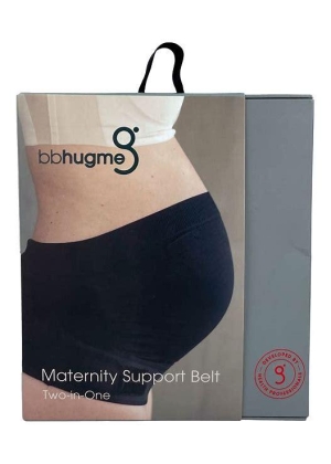 bbhugme Maternity Support Belt, Black