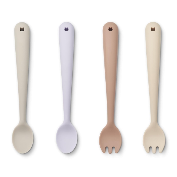 Liewood Shea Feeding Set, Apple Blossom Multi Mix