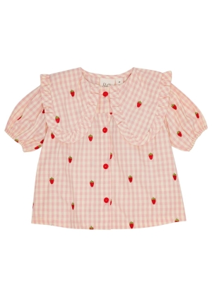 Floss Dolly SS Blouse, Rosa