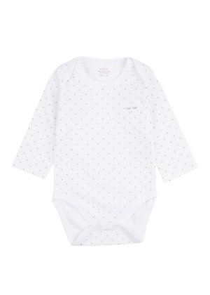 Livly Saturday Body, White/silver dots