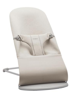 Babybjørn Vippestol Bliss 3D Jersey,  Beige/Grey