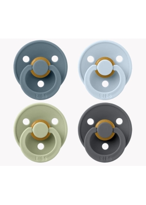 Bibs Colour 4 PACK, Petrol/Sage/Baby Blue/Iron