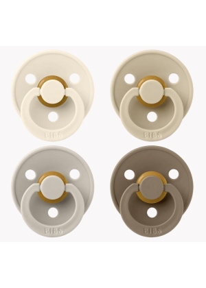 Bibs Colour 4 PACK,  Ivory/Sand/Vanilla/Dark Oak