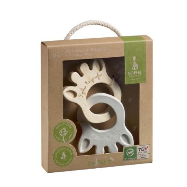 Sophie la Girafe - so pure Silhouette rings