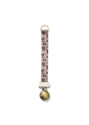 Elodie - Pacifier Clip Wood, Blue Garden