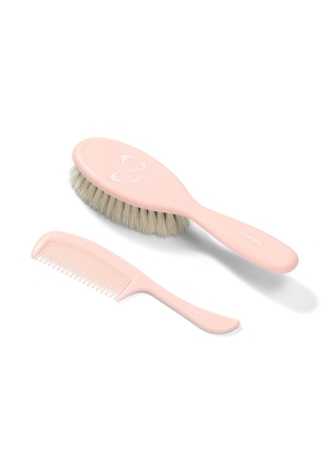 Babyono Supersoft Natur Hårbørste, Rosa