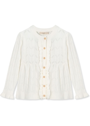 Fliink Synny Cardigan, Hvit