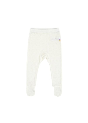 Joha, leggingsfoot, off-white, ull/silke