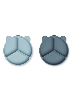 Liewood Stacy Divider Suction Plate 2-Pack