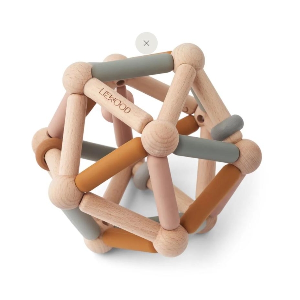 Liewood Annemette Baby Motoric Toy, Mustard multi mix