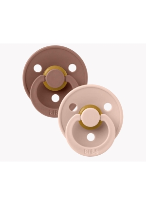 Bibs Colour 2 PACK Symmetrical, Woodchuck/Blush