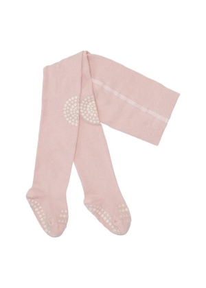 GoBabyGo Crawling Tights, Soft Pink