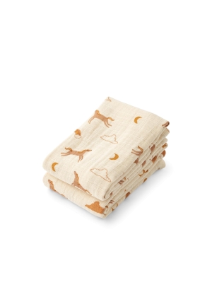 Liewood   Lewis Muslin Cloth 2-Pack
