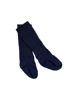 GoBabyGo Non-Slip socks in Merino Wool. M Blue