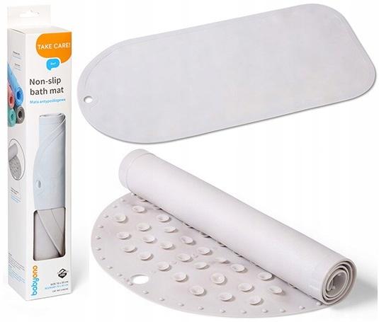 Babyono | Badematte Non-Slip | 55×35 cm | Grå