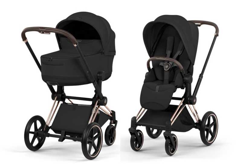 Cybex Priam Duo Style Collektion komplett vogn, Rosegull