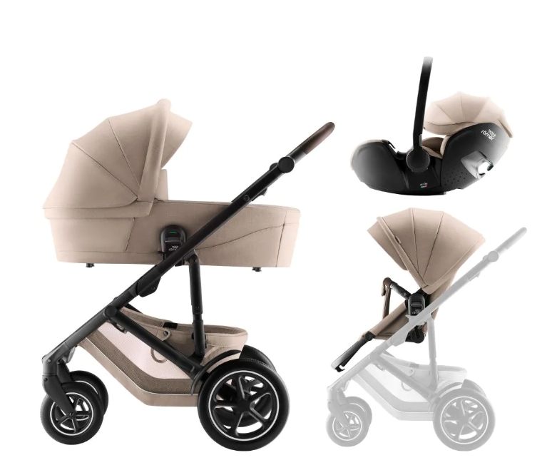 Britax Smile 5Z Style komplett vogn + Britax Baby-Safe Pro