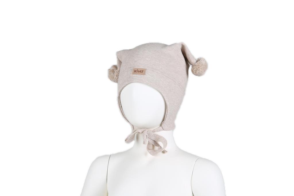 KIVAT Vårlue m/vindstopper, Melert Beige