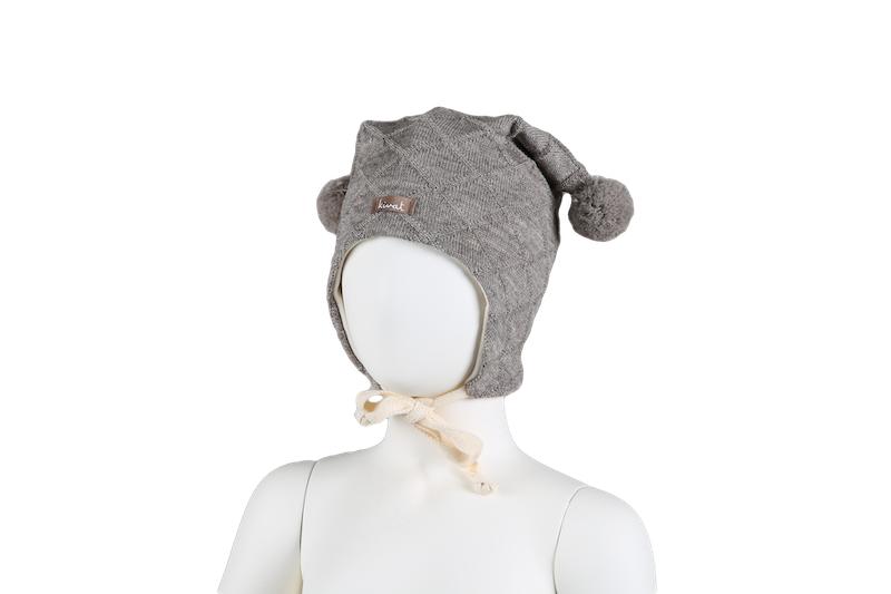 Kivat Knytelue i ull/bomull, Beige